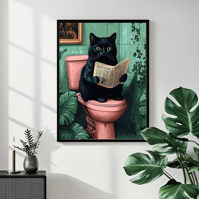Paint by Numbers for Adult,Cat Paint by Numbers Kit for Adults Beginners, DIY Acrylic Painting on Canvas for Home Wall Art Decor(16x20Inch