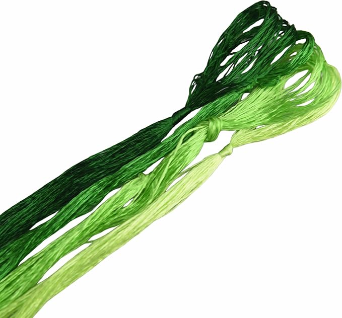 4 Skeins Mulberry Silk Floss Embroidery Thread Floss-Cross Stitch Threads China Silk Woven Jewelry Threads DIY Sewing Kits (01)