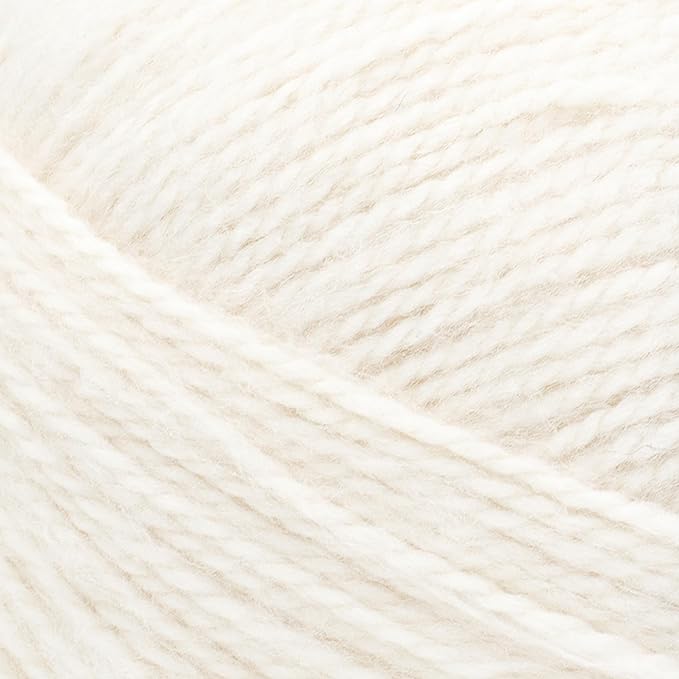 Lion Brand Yarn, Jiffy Bonus Bundle Acrylic Yarn for Knitting and Crocheting, Cream, 1 Pack