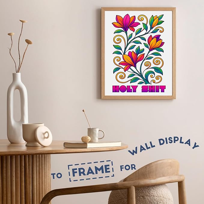 Zouier Swear Word Funny Coloring Book for Adults Relaxation Spiral Bound, Stress Relief, Cancer Care, Self Care, Get Well Gifts Crafts for Women