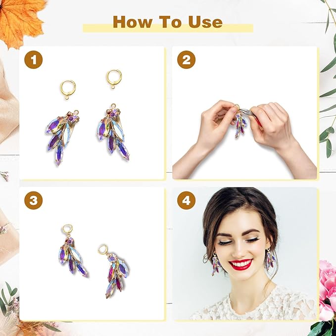 yaugkh 14k gold filled earring hooks hypoallergenic lever back huggie earwires dangle findings for jewelry making supplies