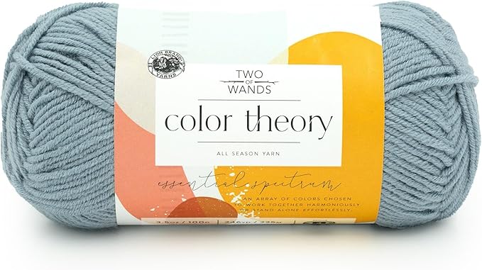 Lion Brand Yarn, Color Theory Worsted Weight Yarn for Knitting and Crochet, Paradiso, 1 Pack, Acrylic Fiber with Modern Color Palette, Perfect for Sweaters, Hats and Cozy Blankets