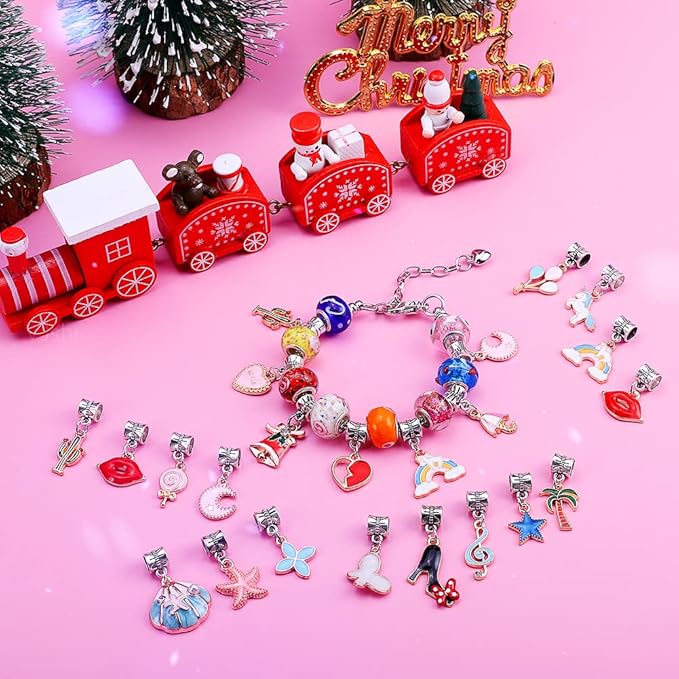 60 Pieces Assorted European Beads with Plating Silver Metal Alloy Rhinestone Large Hole Spacer Beads for DIY Charm Bracelet Jewelry Making (Alloy Coating Color Pendant)