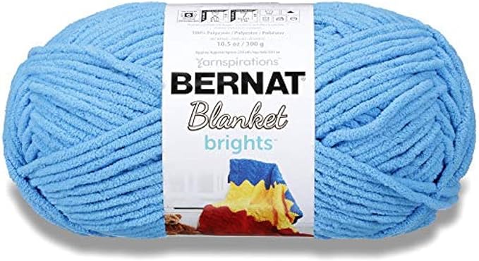 Bernat Blanket Bright Yarn, Busy Blue