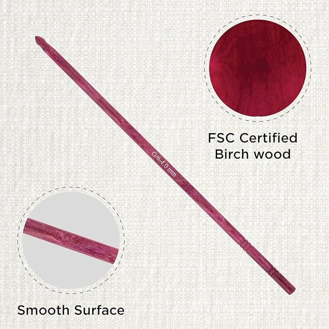 KnitPro Dreamz Single-Ended Crochet Hook | US Size G (4mm)