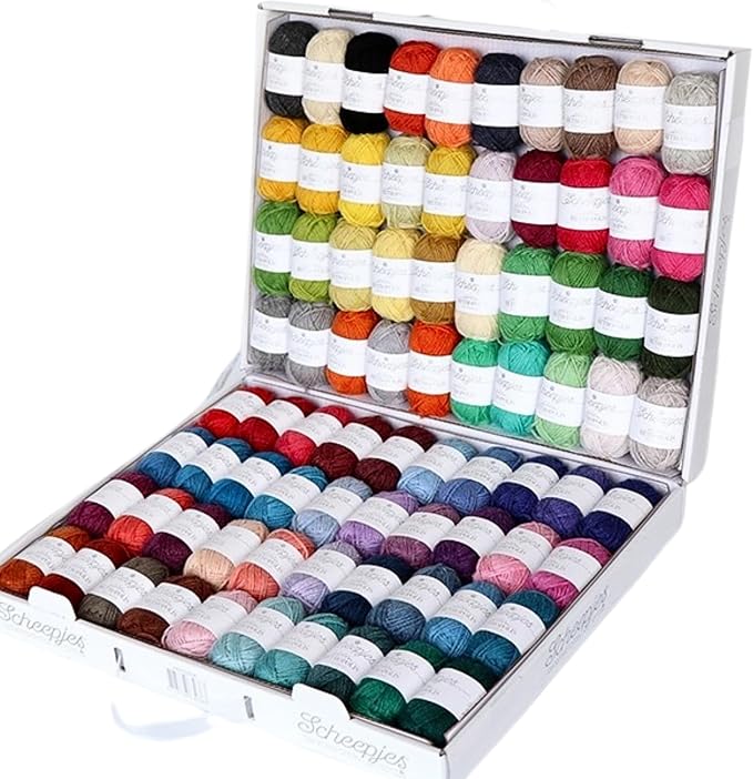 Scheepjes Metropolis Color Pack, 80 x 10 g Wool/Nylon Mini Skeins, Pack of 1