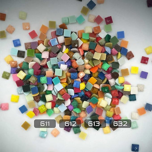 Diamonds Painting Accessories,Replacement for Missing Square Drills 611 612 613 632,Rhinestone Resin Diamond Drill,4 Colors Beads Gems Stones,3500pcs per Color