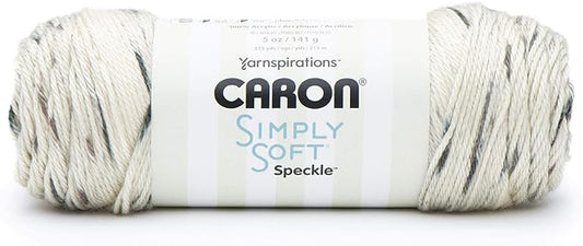 CARON Simply Soft Speckle Yarn, Seashell