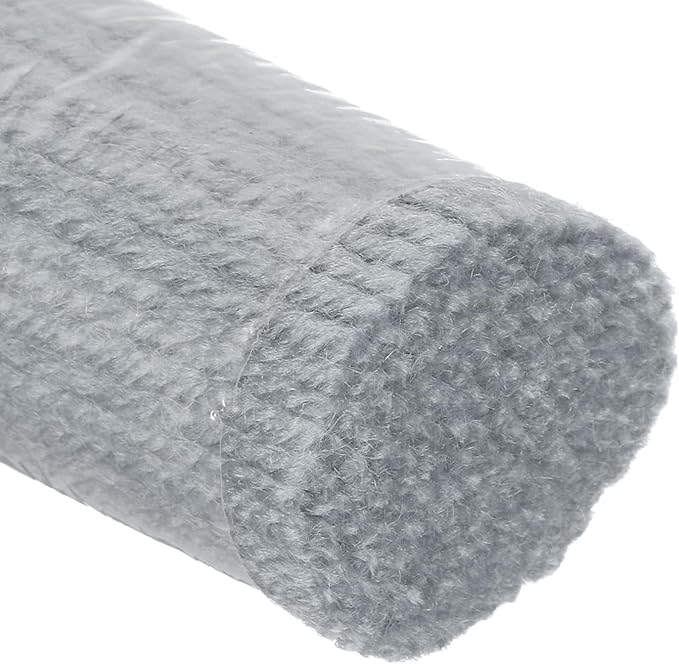 Patikil 10 Rolls Latch Hook Yarn Kit, Precut Yarn for Crochet Rugs, Adults Beginners Tapestry DIY Craft, Gray