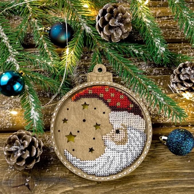 wizardi wonderland crafts bead embroidery kit on wood flk-365