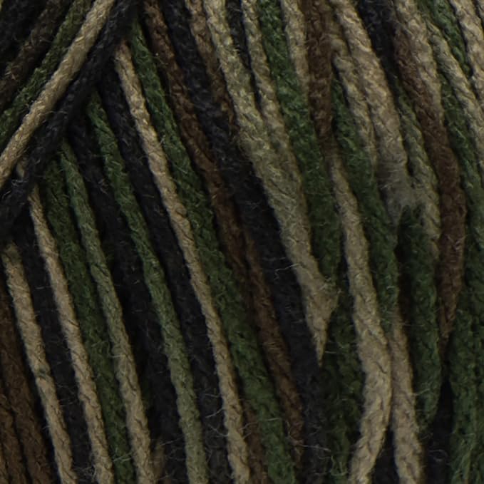 RED HEART Super Saver Jumbo Yarn, Camouflage