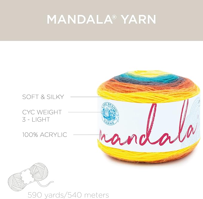 Lion Brand Mandala Yarn Thunderbird