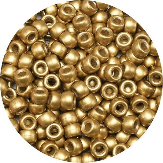 eppingwin beads and bead assortments (1000 pony beads-gold solid)…