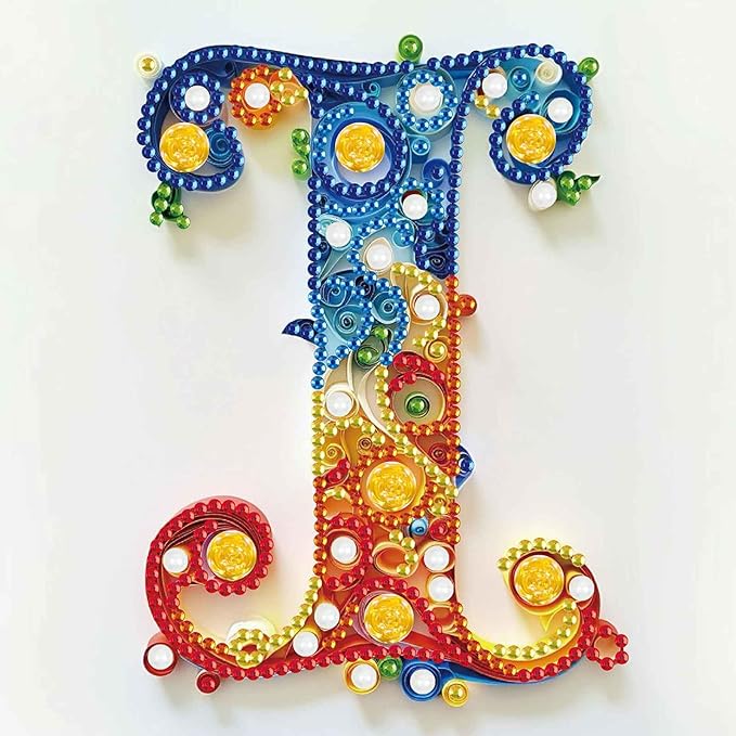 MVVMTOP Diamond Painting Kit, 5D DIY Letter I, Special Shape Crystal Artificial Diamond Art Partial Mosaic Handicraft for Beginners, Wall Decor Gift for Bedroom, Office, Living Room 6.7x6.7in