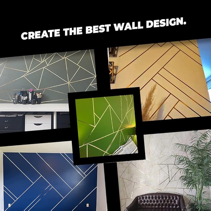 WOD MPFT2 Gold Metalized Polyester Mylar Film Tape with Acrylic Adhesive, 2 inch x 72 yds. Vibrant Mirror Gold Tape, Decor Tape for Detailing Accent Wall, Graphic Arts, Car and Boat Trim