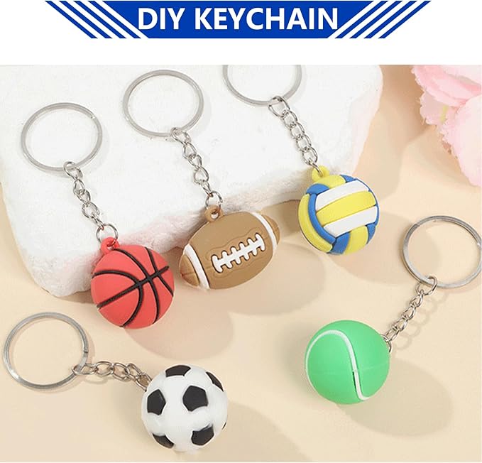 325pcs Keychain Making Kit Keychain Clips with Swivel Clasp Hooks Key Rings Lobster Clasps Open Jump Rings Extender Chains for DIY Crafts, Necklace Bracelet Jewelry Purse Making Supplies