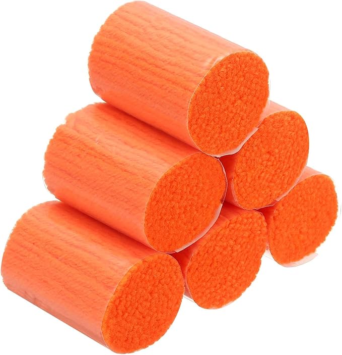 PATIKIL 20 Rolls Latch Hook Yarn, Latch Hook Kit Precut Rugs Yarn Making Crochet Bundles for Rug Adults Beginners Tapestry DIY Craft, Orange