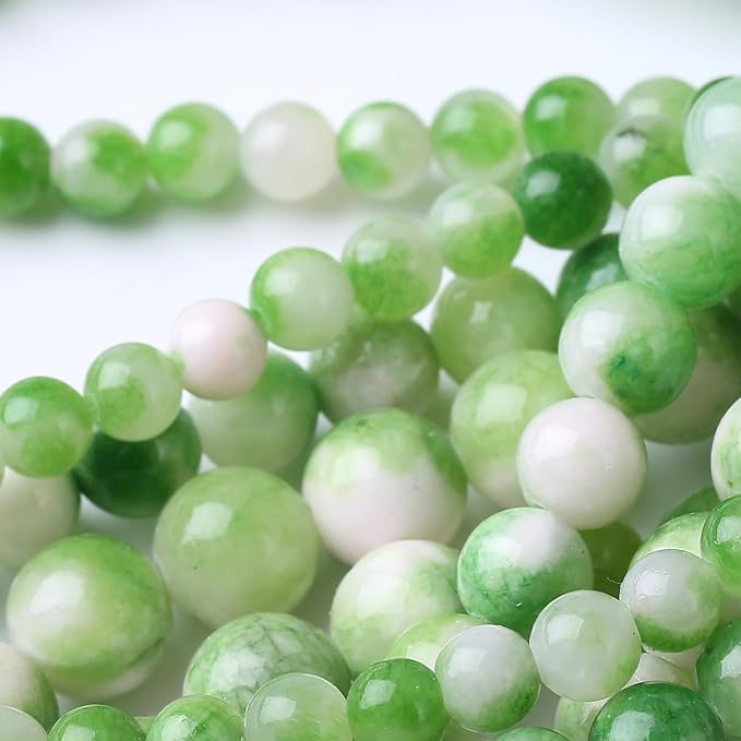 Green Persian Jade Stone Beads for Jewelry Making Gemstone Round Crystal Bracelet Necklace 1 Strand 15.5inch 4MM