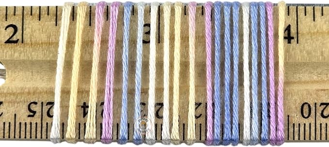 10-Pack of Yonkey Monkey 500 Grams Yarn - 70% Rayon derived from Bamboo, 30% Cotton - Imported - Purple Mix 9043