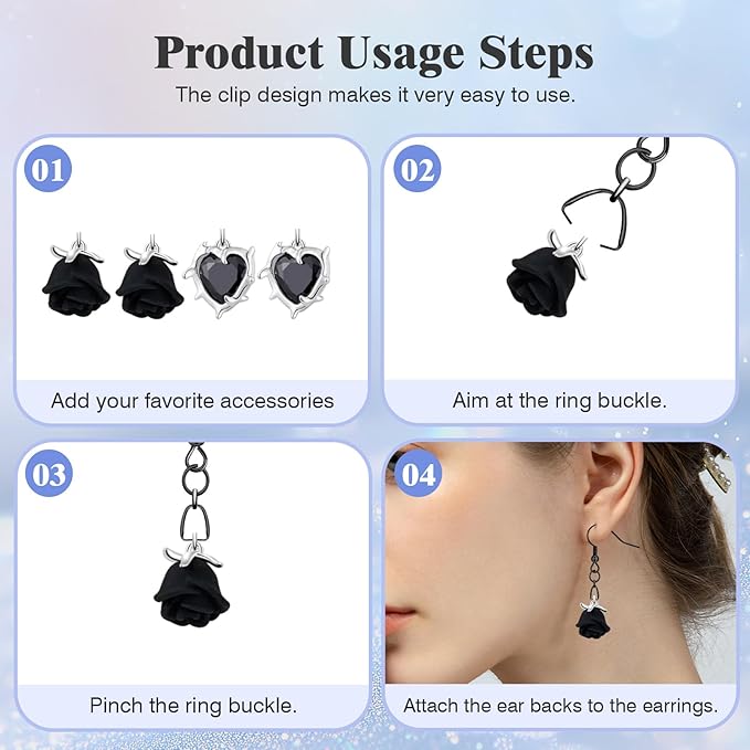 earring hooks 50pcs/25pairs, stainless steel ear wires fish hooks, hypo-allergenic jewelry findings parts for diy jewelry making