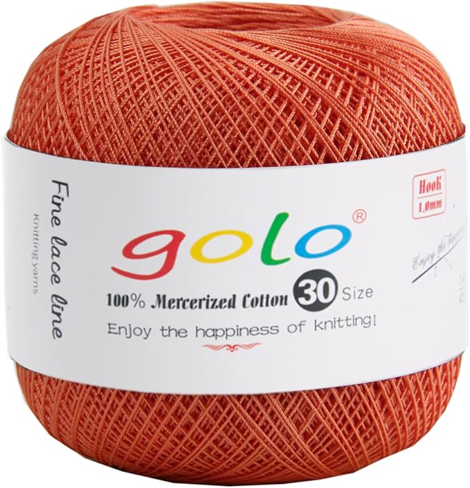 golo Crochet Thread Crochet Yarn for Hand Kniting Tatting Yarn 215