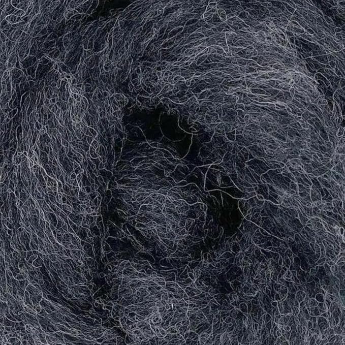Corriedale Carded Sliver Wool Roving Variety Bundle | Best Core Wool for Needle Felting, Spinning, Wet Felting, Weaving, Dryer Balls, Yarn Roving - Ethically Sourced (Shadowlands)