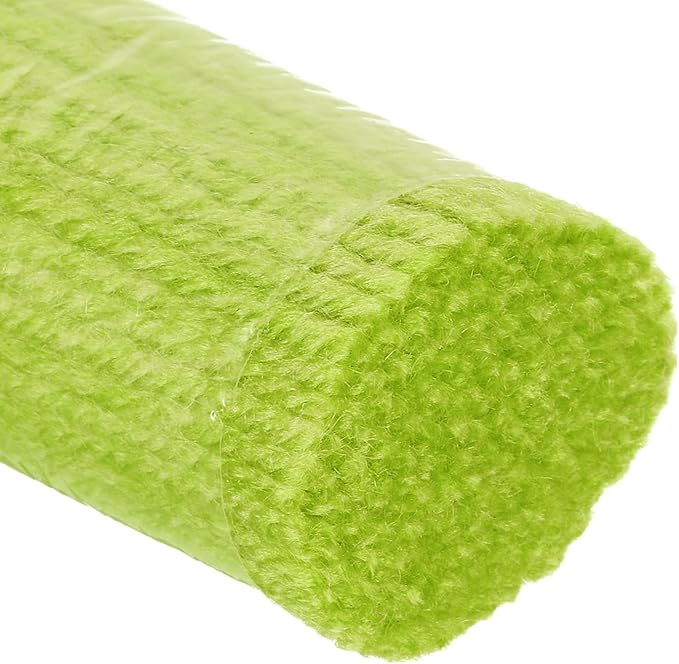 PATIKIL 10 Rolls Latch Hook Yarn Kit, Precut Rugs Making Crochet Bundles for Adults Beginners Tapestry DIY Craft, Light Green