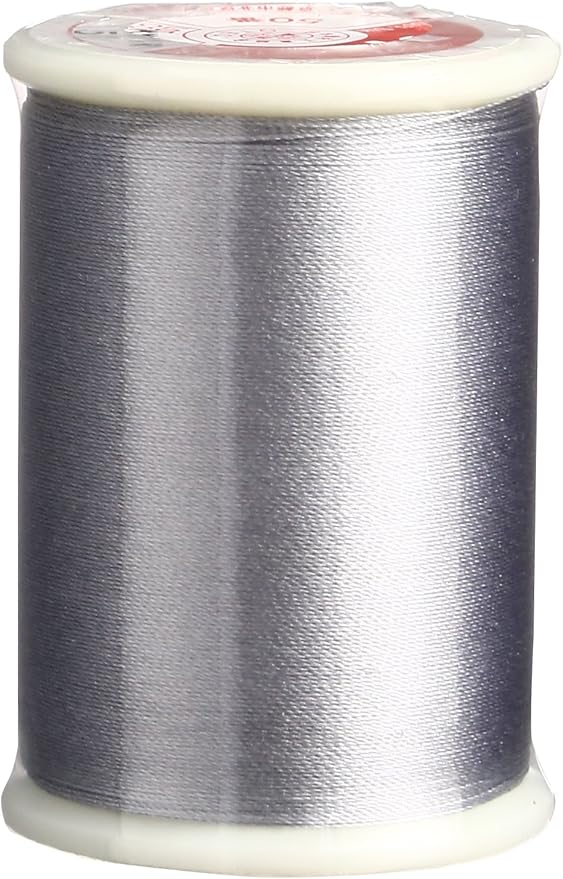 Superior Threads Tire Silk #50 3-Ply 50-Weight High Sheen Silk Embroidery Quilting Sewing Thread - 109 Yard Spool (#051 Silver)