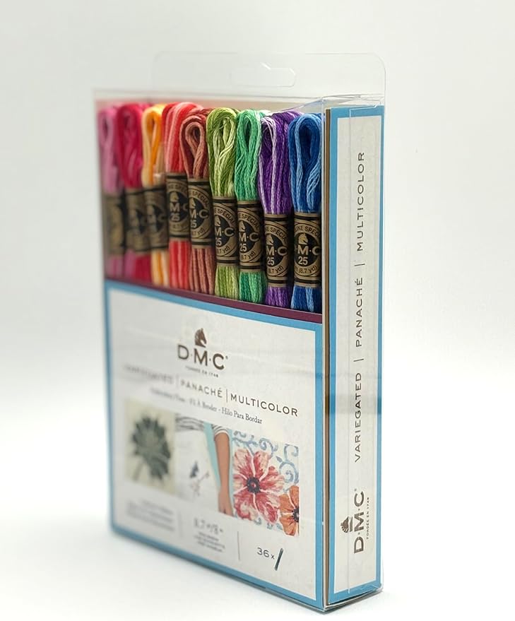 DMC Embroidery Floss Pack - Variegated - 8.7 Yards - 36 skeins