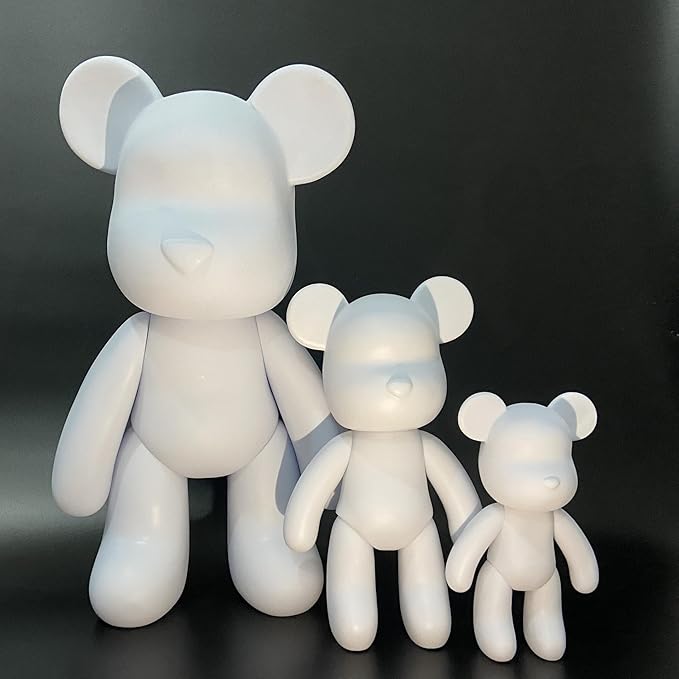 HANDA DIY Painting Kit - Teddy Bear & Gloomy Bear Figures, Creative Home Decorations, Handmade Dolls, Gift for Birthday & Valentines (21 inch)