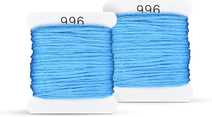 Embroidery Floss Kit and Refills - Cotton Threads - DMC Color Coding for Cross Stitch, String Crafts, Friendship Bracelets