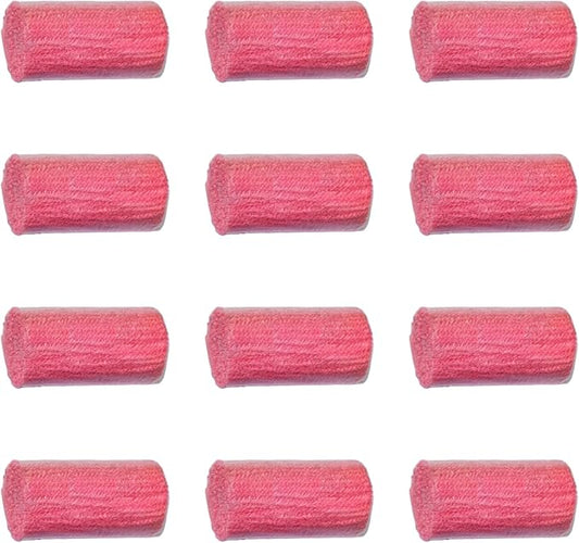 Yglnden 12 Rolls Latch Hook Kit Colorful Yarn Bundles Cut Rug DIY Latch Hook Yarn for Handmake Craft Sewing Knitting for Adults (Pink#03)