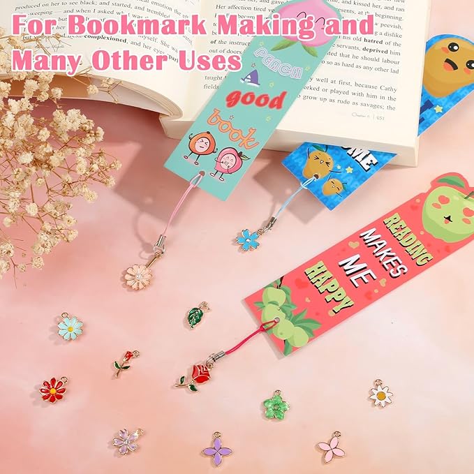150 Pcs Flower Charms for Jewelry Making(75 Pairs), Assorted Wholesale Mixed Bulk Metal Earring Charms for DIY Necklace Bracelet Earring Jewelry Making and Crafting