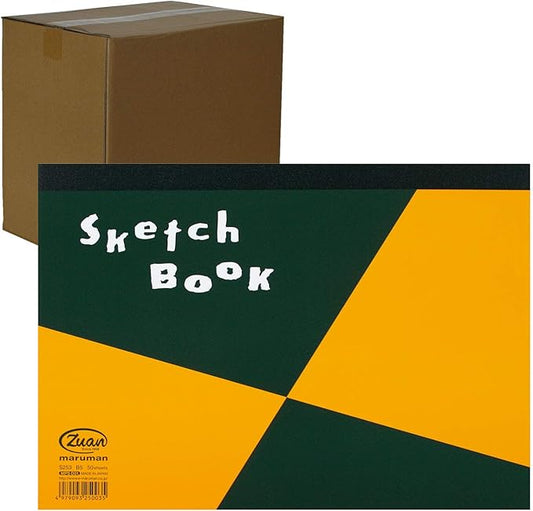 Maruman S253X60 Sketchbook, B5 Drawing Series, Tenori Binding, Drawing Paper, Medium Mouth, 50 Sheets, 60 Pieces