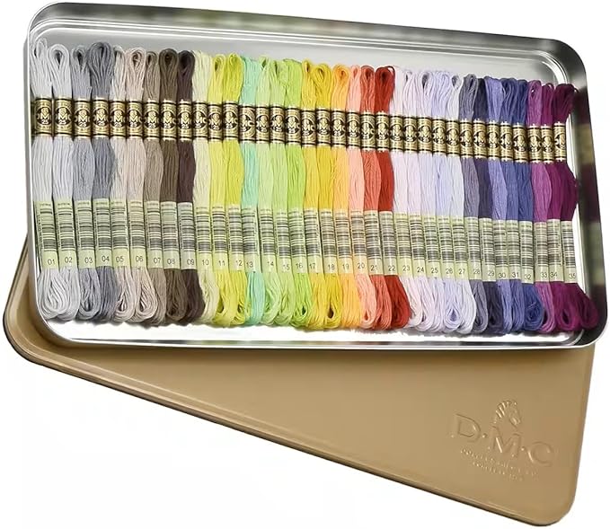 DMC Embroidery Floss Collector's Tin (35 Colors)