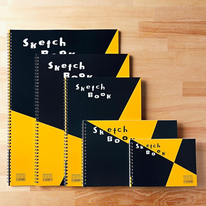 Maruman ZUAN Sketchbook 4.8 x 6.85 Inches (B6), Unruled, 24 pages (S160)
