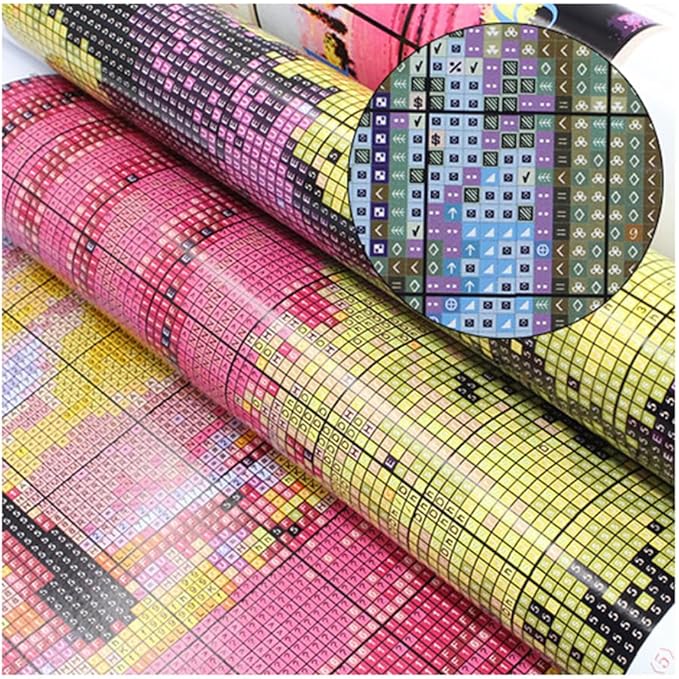 leczany cross stitch stamped kits for adults beginners patterns craft kit needlepoint full range of diy embroidery kits starter 11ct 3 strands | rabbit in the flower 15.8×20.9 inches