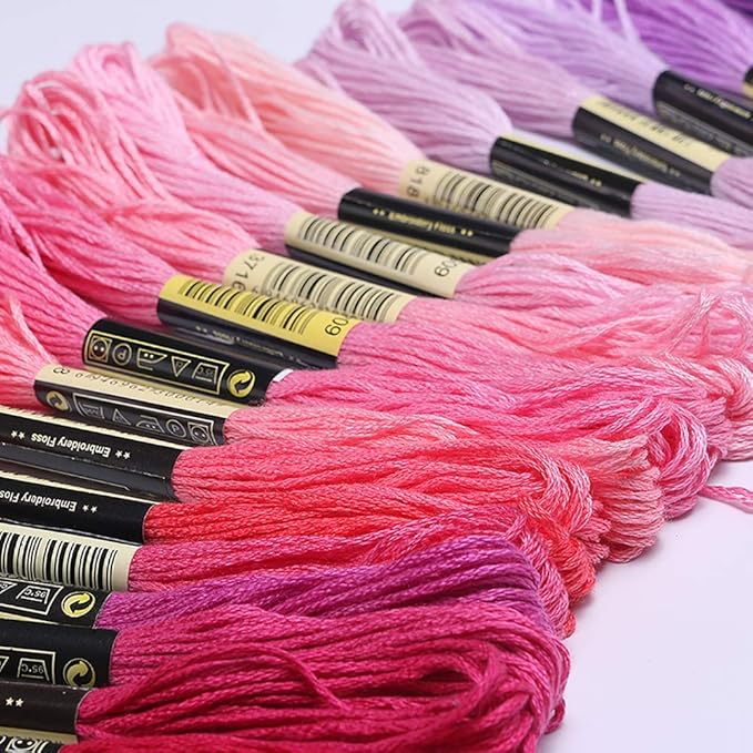 lovimag embroidery thread floss 250 colors skeins friendship bracelet string making bracelets cross stitch kit supplies thin yarn sewing patterns cotton strings crochet braces wrap rainbow crafts