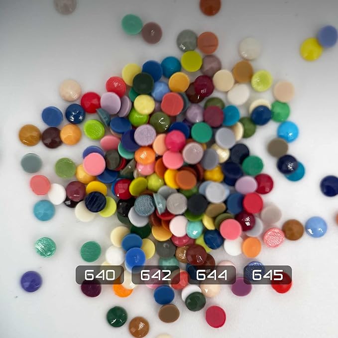 Diamonds Painting Accessories,Replacement for Missing Round Drills 640 642 644 645,Rhinestone Resin Diamond Drill,4 Colors Beads Gems Stones,3500pcs per Color