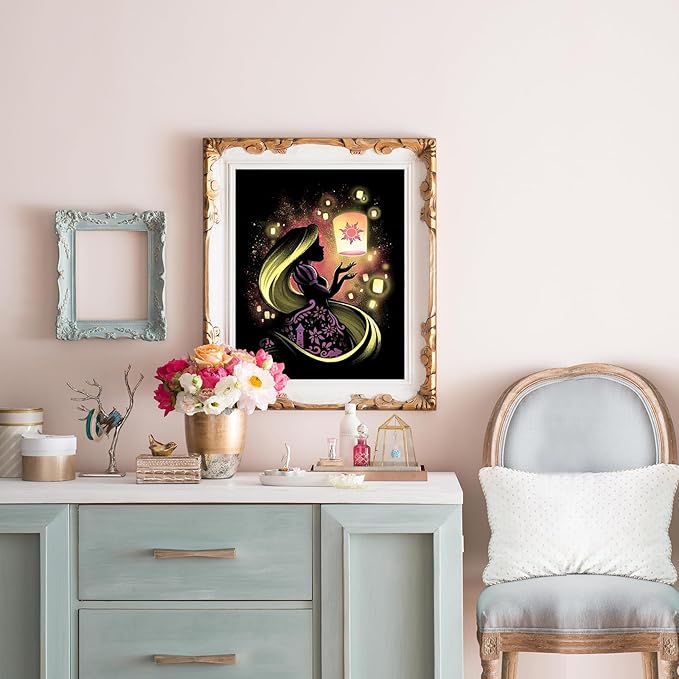 KEYRANKE 2 Pack Princess Diamond Painting Kits for Adults 5D DIY Diamond Art Kit Paint with Round Full Drill Diamonds for Beginners Gem Paintings Art for Home Wall Decor Gifts (30X40 cm)