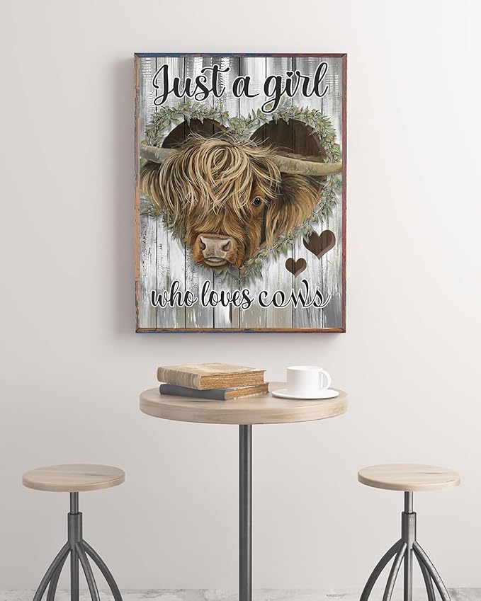 Meothan Diamond Painting Kit for Adults, Highland Cow Diamond Art Kits for Adults Beginners, 5D DIY Full Drill Round Diamond Gem Art for Home Wall Decor (11.8 * 15.8 inch)