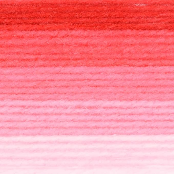 Lion Brand Yarn Mandala Gradient, Multicolor Yarn for Knitting, Crochet and Crafting, Red, 1 Pack