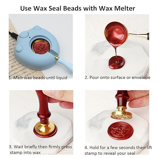 250pcs Wax Seal Beads Dark Green, Andotopee Premium Sealing Wax Beads for Stamp Seals, Octagon Seal Stamp Pellets Refill Pack for Wedding Invitation, Letter Envelope, Scrapbook DIY Crafts