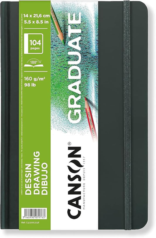 5-1/2 x 8-1/2" Canson Graduate Drawing Book