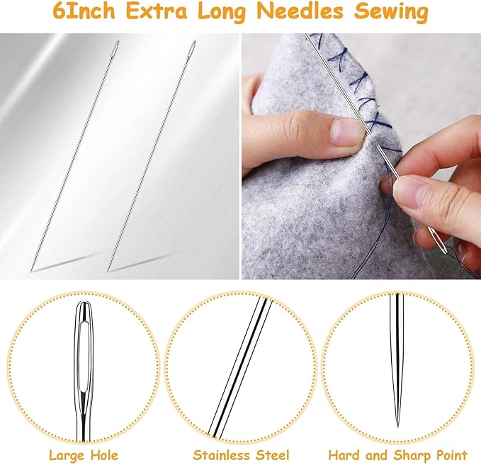 36Pcs Craft Foam Circles with Letter Stickers, Long Needles and Fishing Line for Bracelet Banner Garlands 3 Inch Round Foam Discs for Birthday Party Decorations, Sculpture, Art and Crafts Supplies