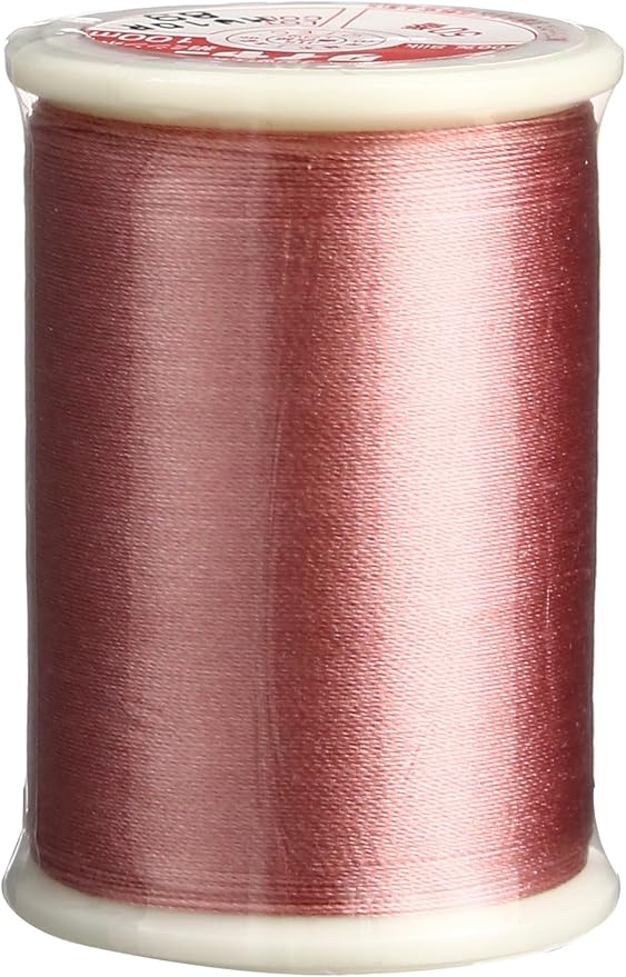 Superior Threads Tire Silk #50 3-Ply 50-Weight High Sheen Silk Embroidery Quilting Sewing Thread - 109 Yard Spool (#089 French Rose)