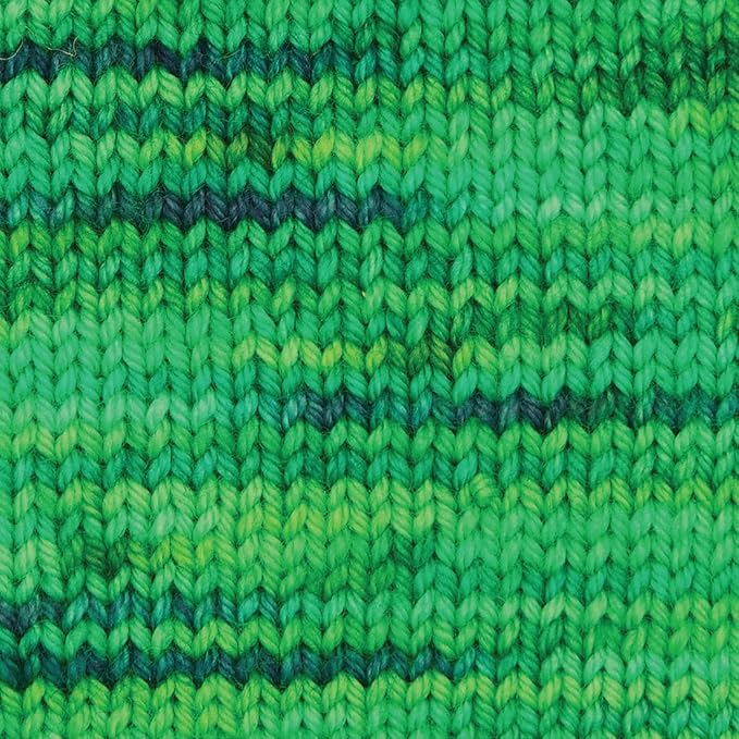 KnitPro Symfonie Fingering Weight Hand Dyed Variegated Yarn Skein | Extra Fine Merino Wool & Polyamide Blend for Knitting & Crocheting, Oeko-TEX Certified 400m, 100g | Terra Jungle Secrets