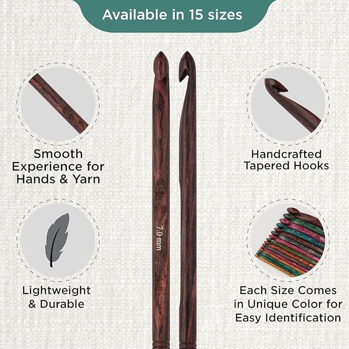 KnitPro Dreamz Single-Ended Crochet Hook | 7mm