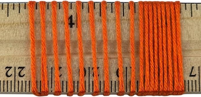 10-Pack of Yonkey Monkey 500 Grams Yarn - 70% Rayon derived from Bamboo, 30% Cotton - Orange 9020