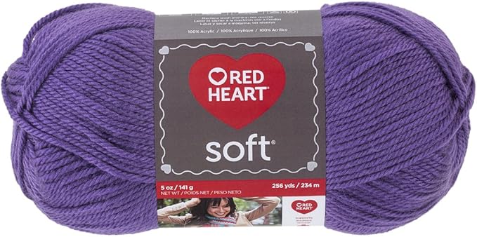 RED HEART Soft Yarn, Lavender